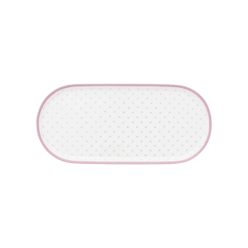 Šķīvis Sugar & Creamer Jolie Dots Gold Pink, 25x12cm