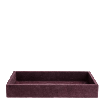 Zamša paplāte Jess, bordo