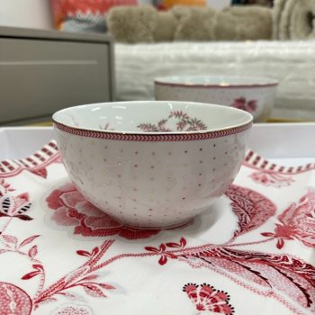 Bļoda Jolie Dots Gold Pink, 15cm