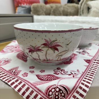 Bļoda Jolie Dots Gold Pink, 18cm