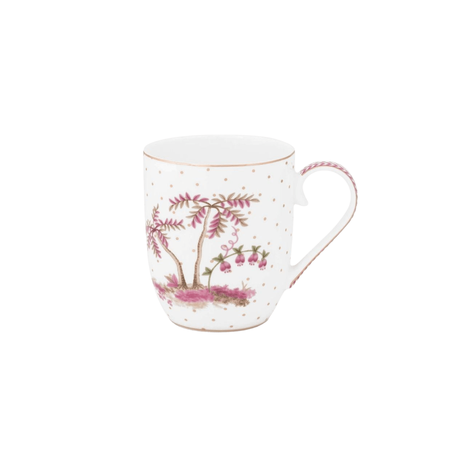 Krūze Jolie Dots Gold Pink, 145ml Krūze Jolie Dots Gold Pink, 145ml