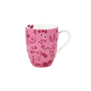 Krūze Jolie Flowers Pink, 350ml