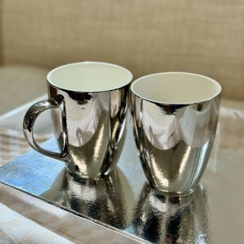 Krūzes Ear Silver, 400ml, 2gab.