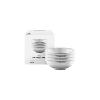 Mazs šķīvis tējai Silver, 7cm, 4gab.