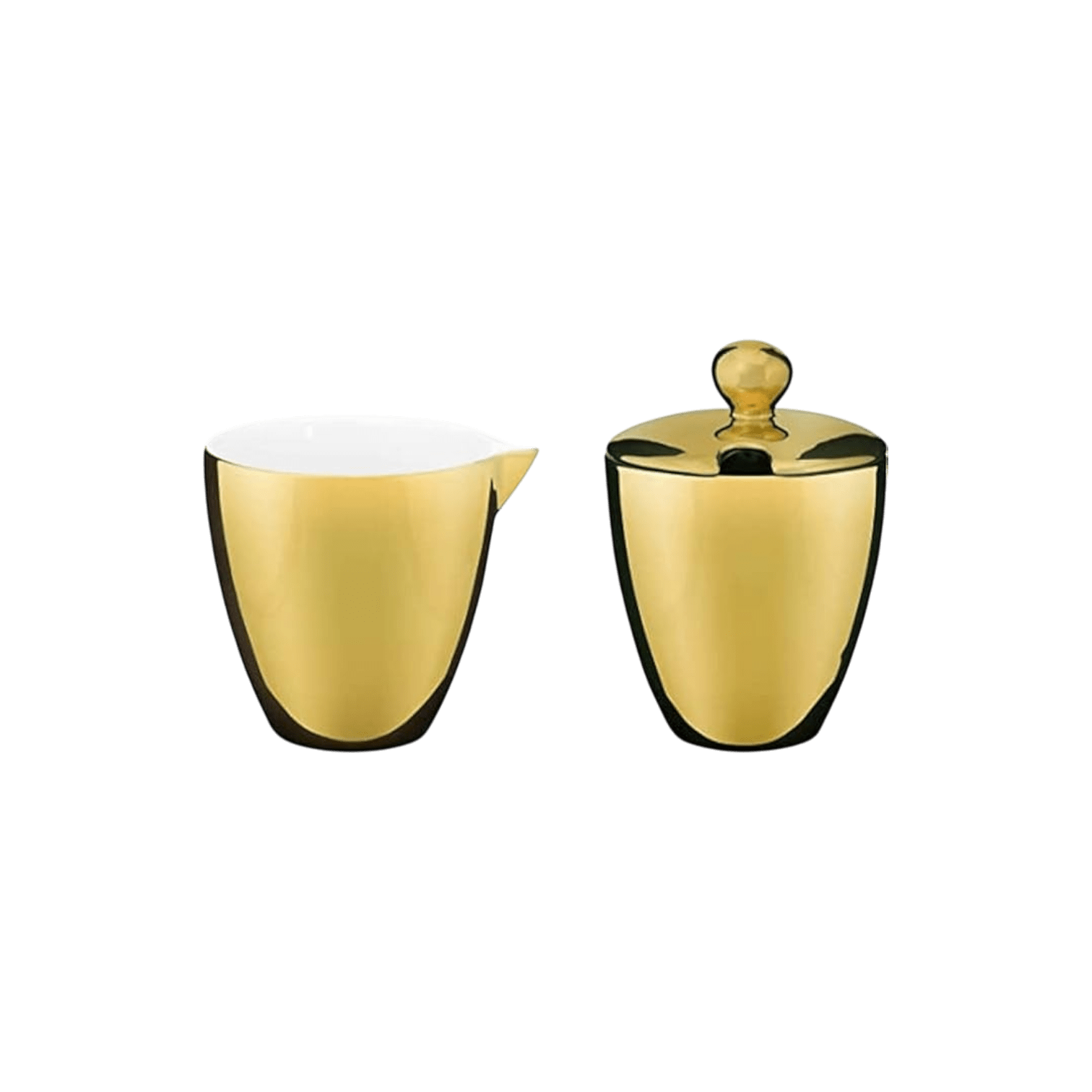 Piena un cukura trauku komplekts Gold, 2gab. Piena un cukura trauku komplekts Gold, 2gab.