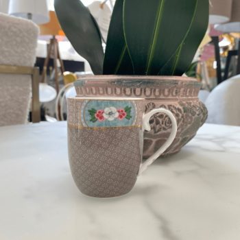 Krūze Small Blushing Birds Khaki, 145ml