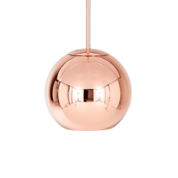 Griestu lampa Copper LED Pendant Light Round, 25cm