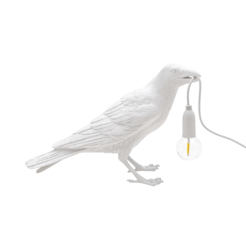 Galda lampa Bird Lamp Waiting, iekštelpām un ārtelpām