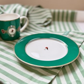 Šķīvis Love Birds Emerald, 17cm