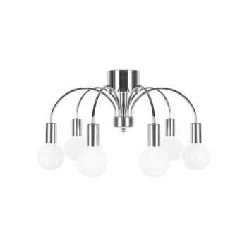 Griestu lampa Grace, sudraba
