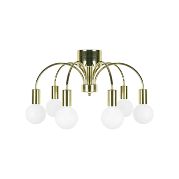 Griestu lampa Grace, zelta