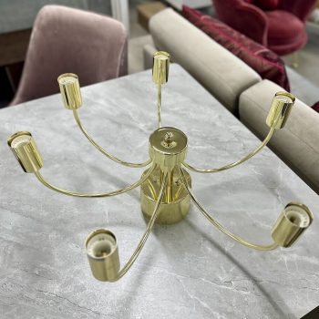 Griestu lampa Grace, zelta