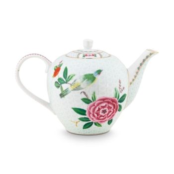 Tējkanna Blushing Birds White, lielā, 1.6l