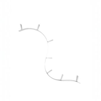 Sienas grāmatu plaukts Bookworm, 7 plaukti