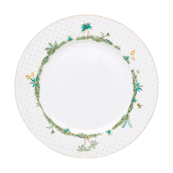 Šķīvis Jolie Dots Gold, 26.5cm