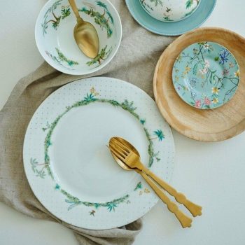 Šķīvis Jolie Dots Gold, 26.5cm