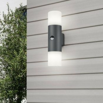 Āra sienas lampa Hoosic ar kustības sensoru