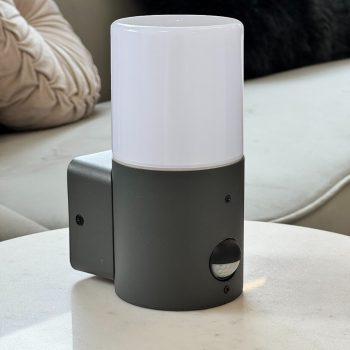 Āra sienas lampa Hoosic ar kustības sensoru, small
