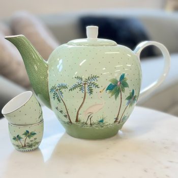 Tējkanna Large Jolie Gold Dots Green 1.6l