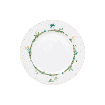 Šķīvis zupai Jolie Dots Gold, 21.5cm