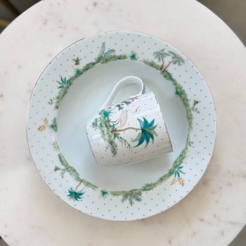 Šķīvis zupai Jolie Dots Gold, 21.5cm