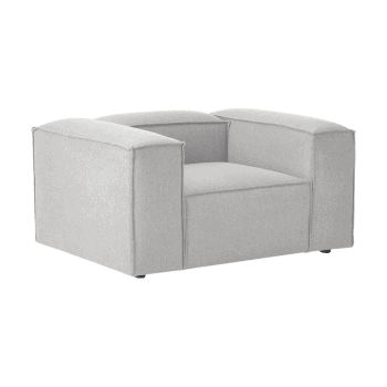 Atpūtas krēsls Lennon, pelēks Atpūtas krēsls Lennon, pelēks