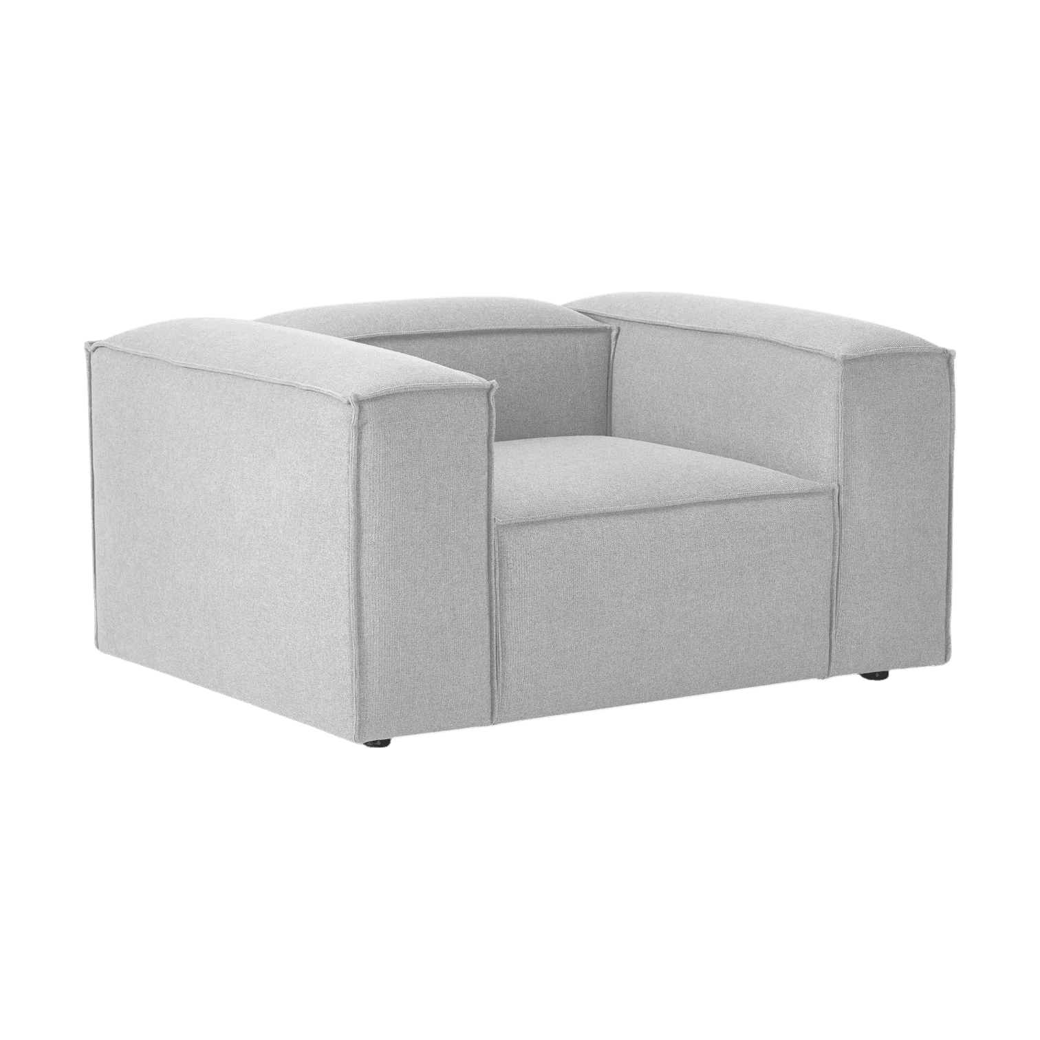 Atpūtas krēsls Lennon, pelēks Atpūtas krēsls Lennon, pelēks