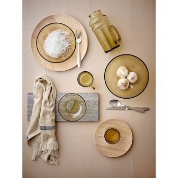 Bļoda Casie no pārstrādāta stikla, D22cm