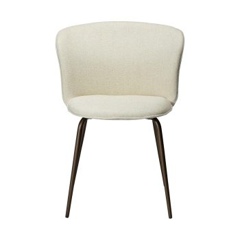 Ēdamgalda krēsls EDEN, boucle white