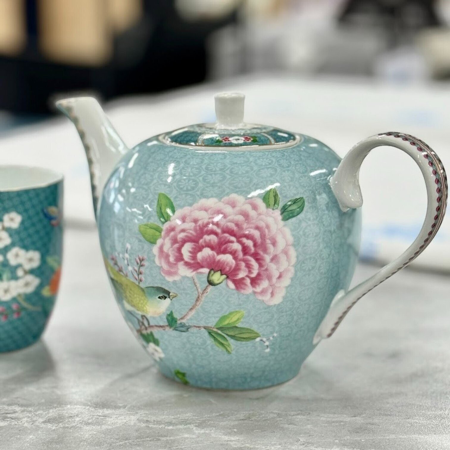 Tējkanna Large Blushing Birds Blue, 1.6L Tējkanna Large Blushing Birds Blue, 1.6L