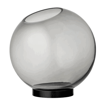 Vāzes Globe, melna, 21x21cm