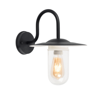 Sienas lampa Strothers Swan Neck, ārtelpām