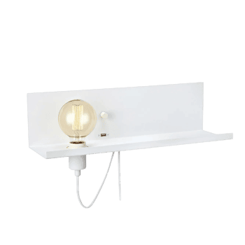 Sienas lampa Multi, balta