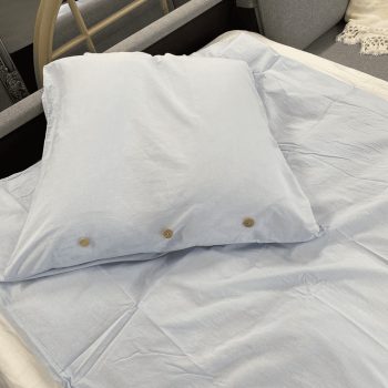 Gultas veļas komplekts, zils, 135x200cm