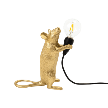 Galda lampa Mouse Lamp Step, zelta