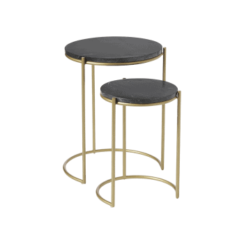 Marmora kafijas galdiņi Ella, 2gab.