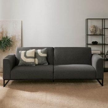 Atlokāms dīvāns Josephine, tumši pelēks