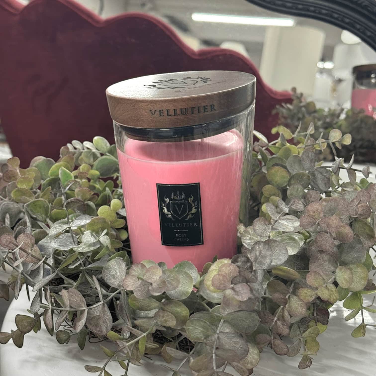 Svece Rosy Cheeks, lielā Svece Rosy Cheeks, lielā