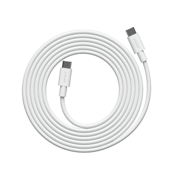 Kabelis USB-C uz USB-C, 2m, Opal White
