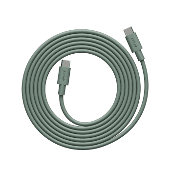 Kabelis USB-C uz USB-C, 2m, Oak Green