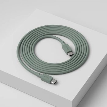Kabelis USB-C uz USB-C, 2m, Oak Green