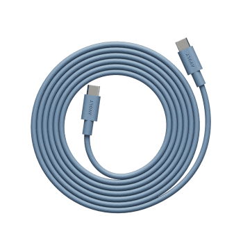 Kabelis USB-C uz USB-C, 2m, Shark Blue