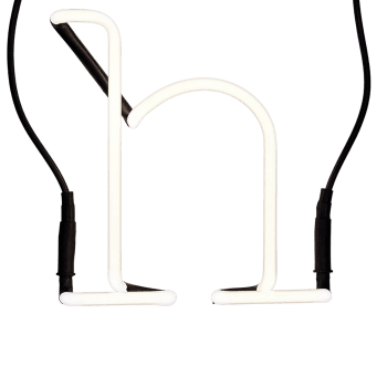 Gaismas burts Neon Font H