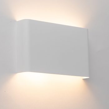 Sienas lampa Haga, balta