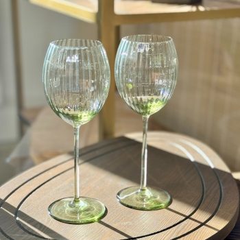 Baltvīna glāzes Lyon, 2gab.