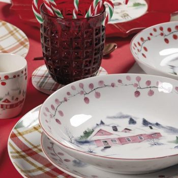 Trauku komplekts Christmas Village, 18gab.