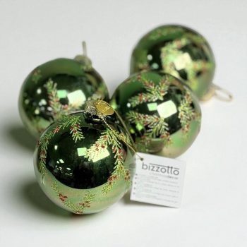 Ziemassvētku bumbas Woods, Ø8cm, 8gab.