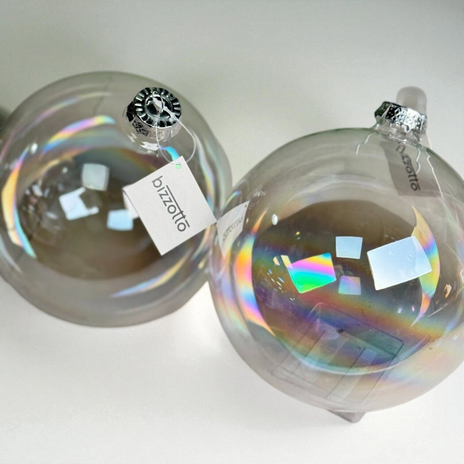 Eglīšu rotājums Iridescente, Ø15cm, 5gab. Eglīšu rotājums Iridescente, Ø15cm, 5gab.