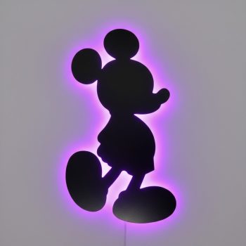 Sienas lampa Mickey Mouse Pink