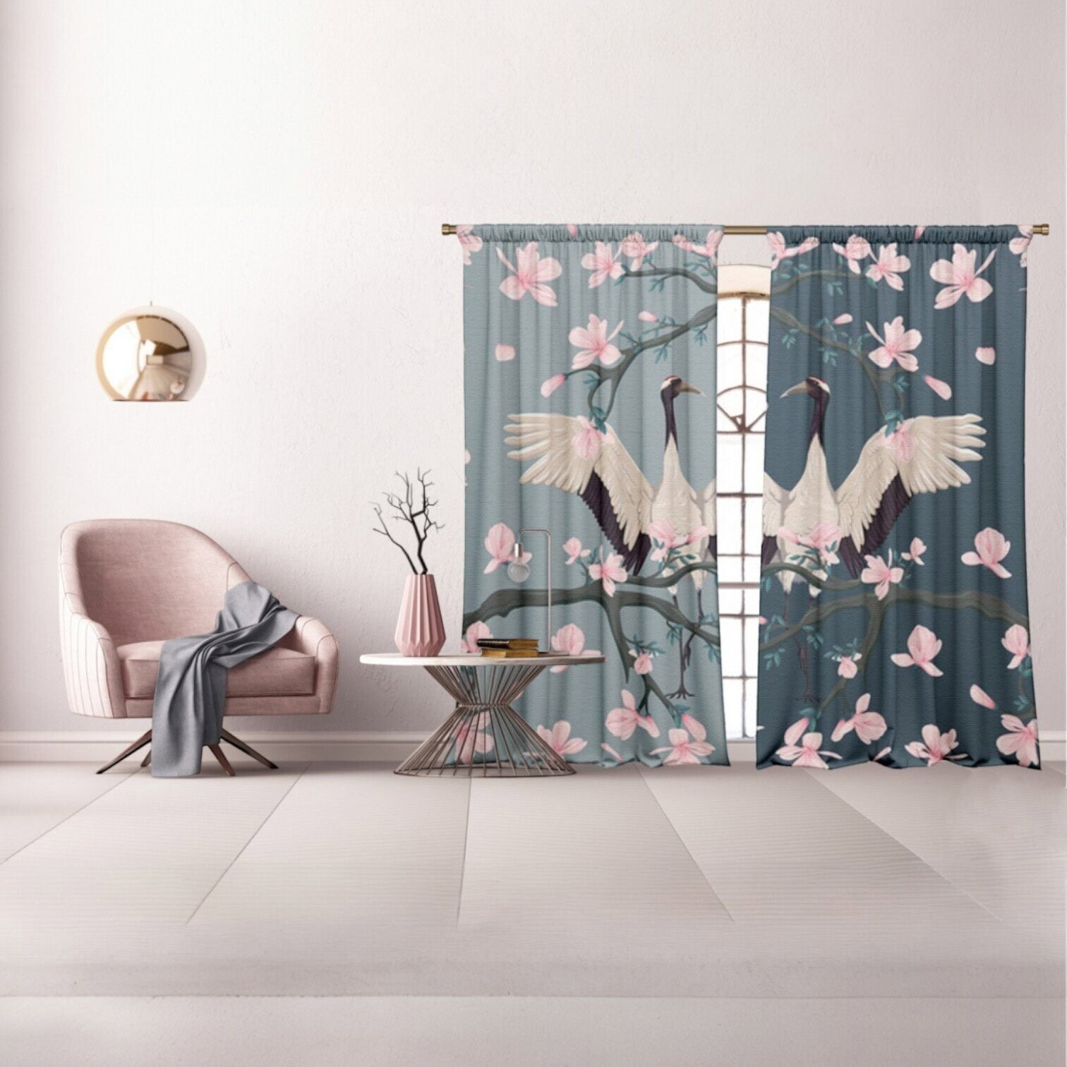 Aizkari Hanami, 147x250cm, 2gab. Aizkari Hanami, 147x250cm, 2gab.